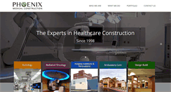 Desktop Screenshot of phoenixmedicalconstruction.com